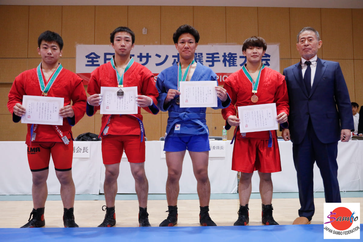 「第51回全日本サンボ選手権大会」大会結果