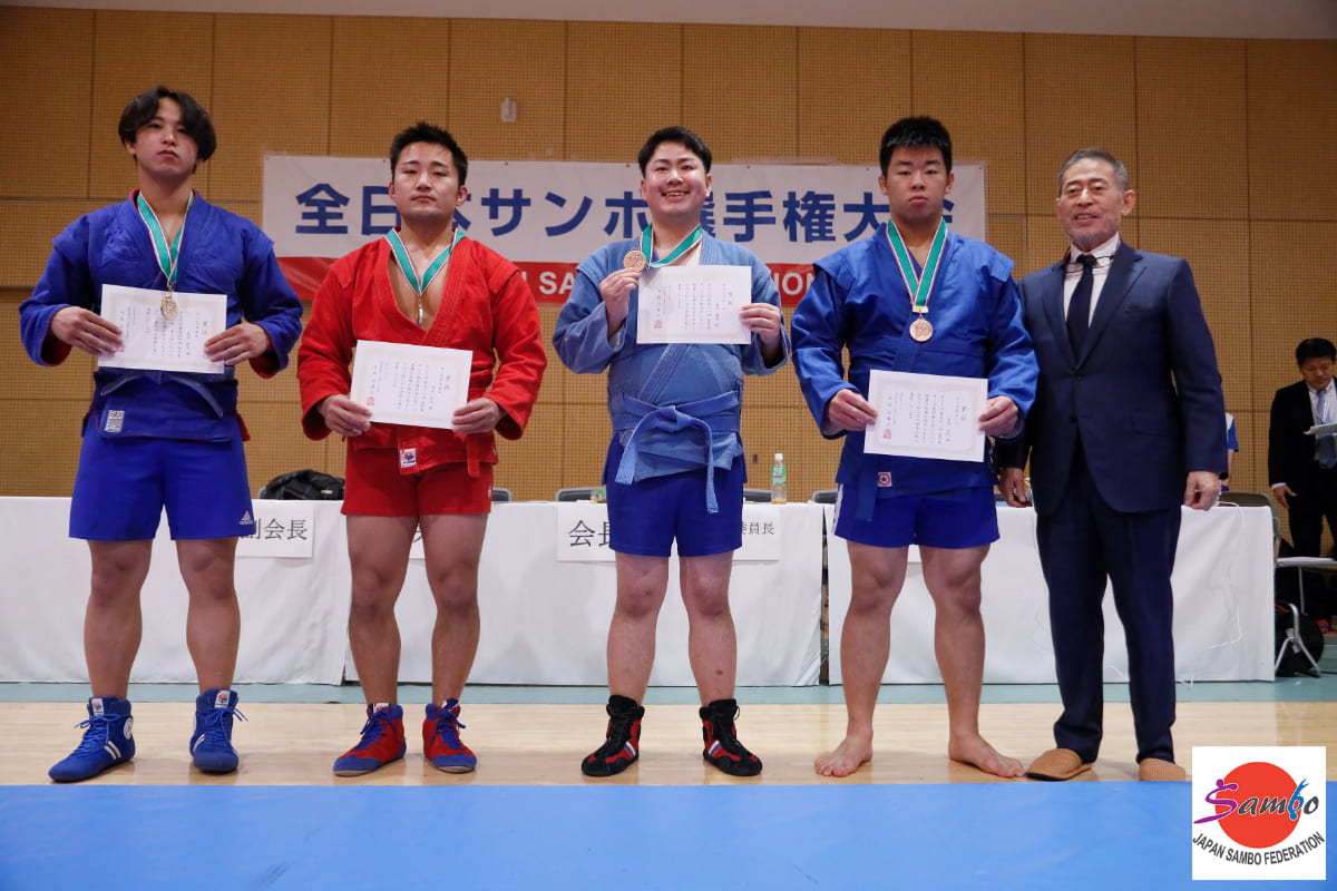 「第51回全日本サンボ選手権大会」大会結果