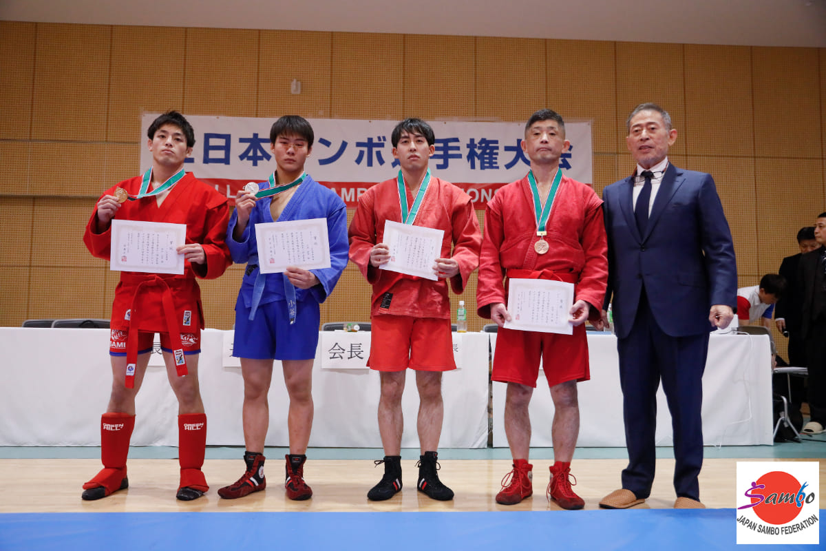 「第51回全日本サンボ選手権大会」大会結果